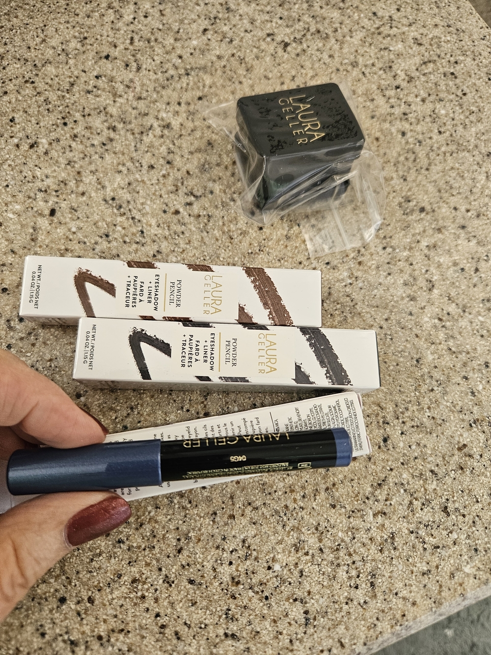 Laura Geller Powder Pencil Shadow Liner 3 Pc Collection